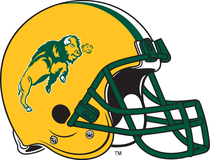 North Dakota State Bison 2012-Pres Alternate Logo v2 diy DTF decal sticker